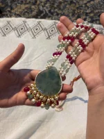 Traditional antique ornament with Hauldali work in 22K gold